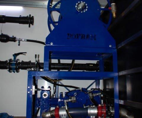 bfm 400 d hose reel HDD mud system