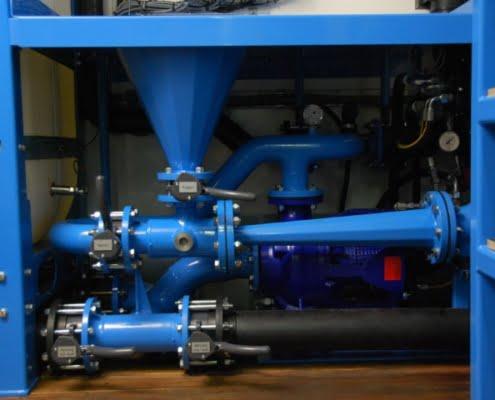 mix pump set horizontal drilling PTO