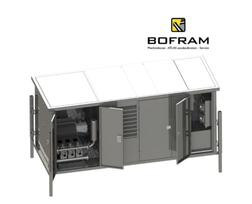bofram hdd pump systems BFP2000D with hydraulic support legs
