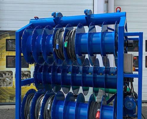 cable reel rack