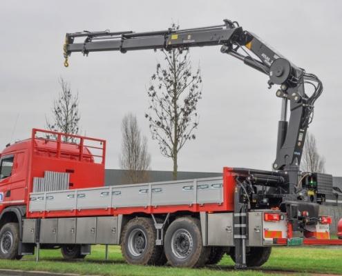 Vrachtwagen slanghaspel PJ de Vet uit Mill