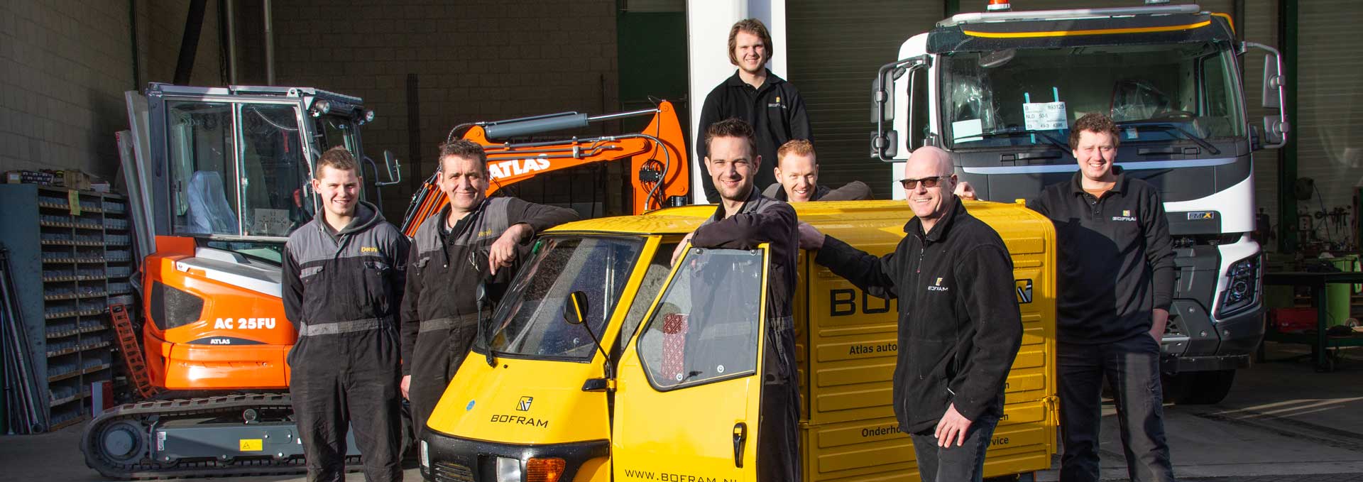 Team Bofram machinebouw op maat contact ons