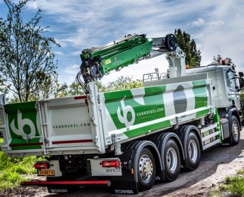 Vrachtwagen truck opbouw Van Boekel veiligheid