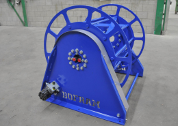 Hydraulisch aangedreven slanghaspel