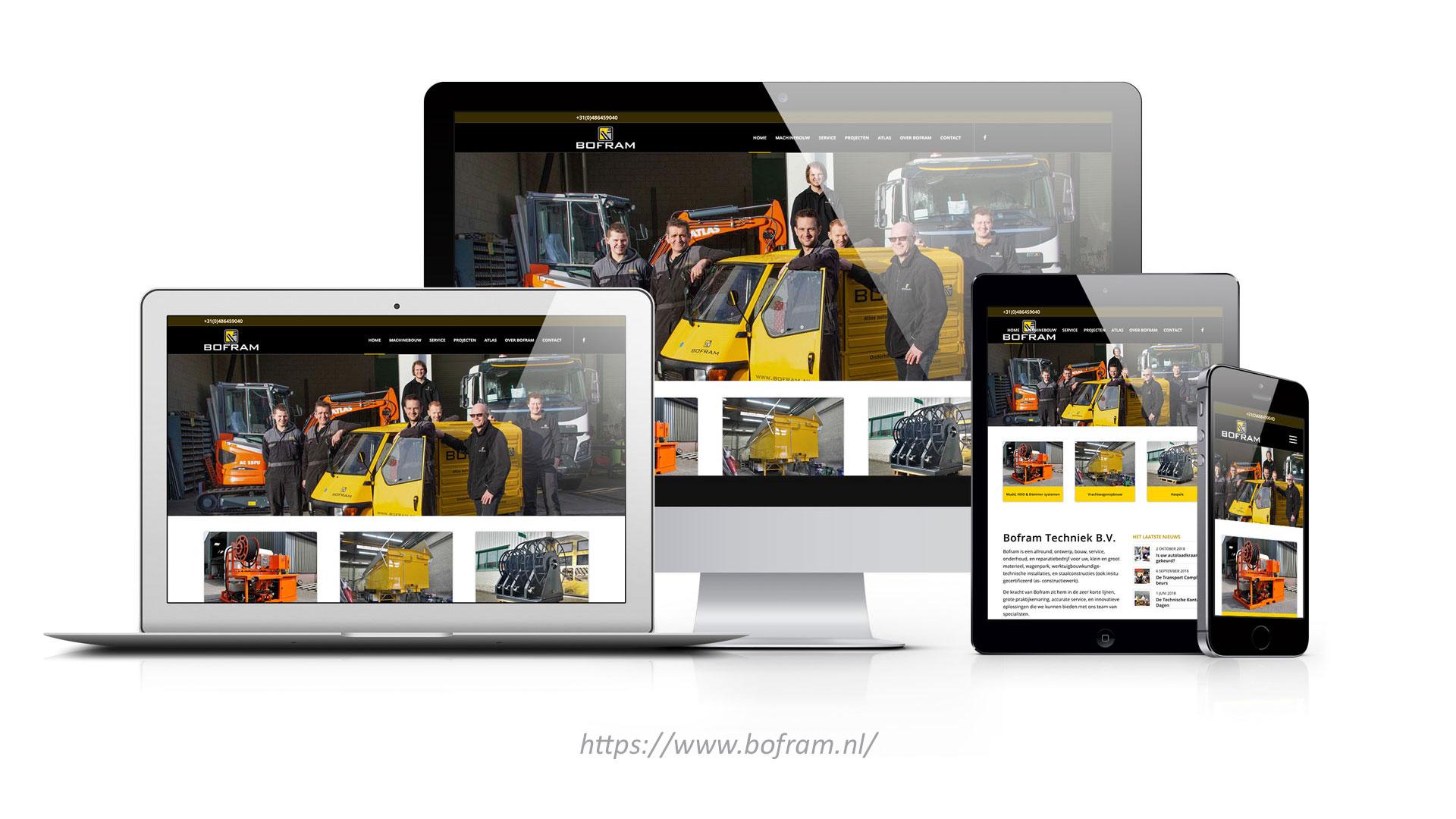 Bofram lancering website