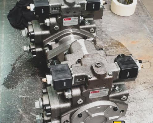 Hydrauliek pomp Bofram Kramp techniek vrachtwagen PTO