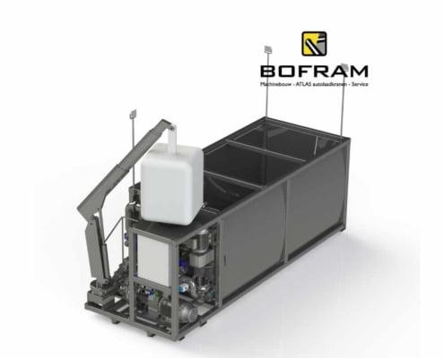 BFM 2000 EK mix unit met bigbag kraan mud mix tank